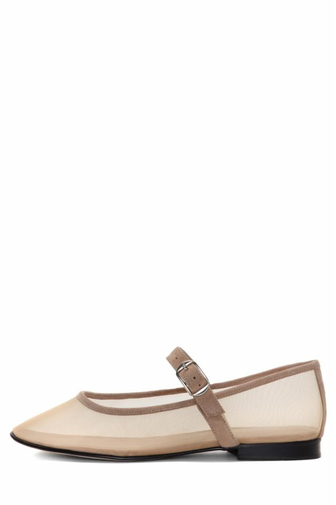 Jeffrey Campbell Women CHASSE NATURAL/MESH SUEDE