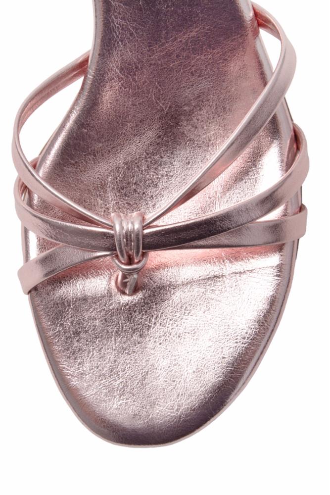 Jeffrey Campbell Women DORETTA ROSE GOLD METALLIC/PU