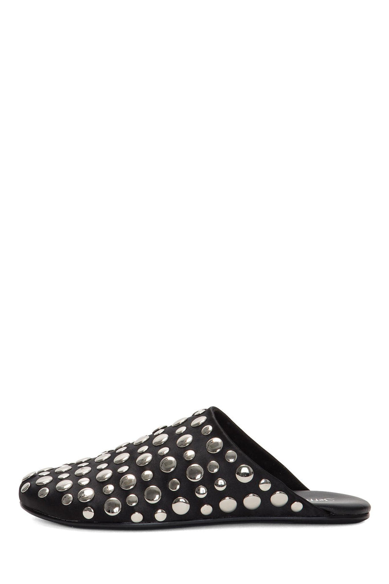 Jeffrey Campbell Women GUNTER_ST BLACK SATIN SILVER
