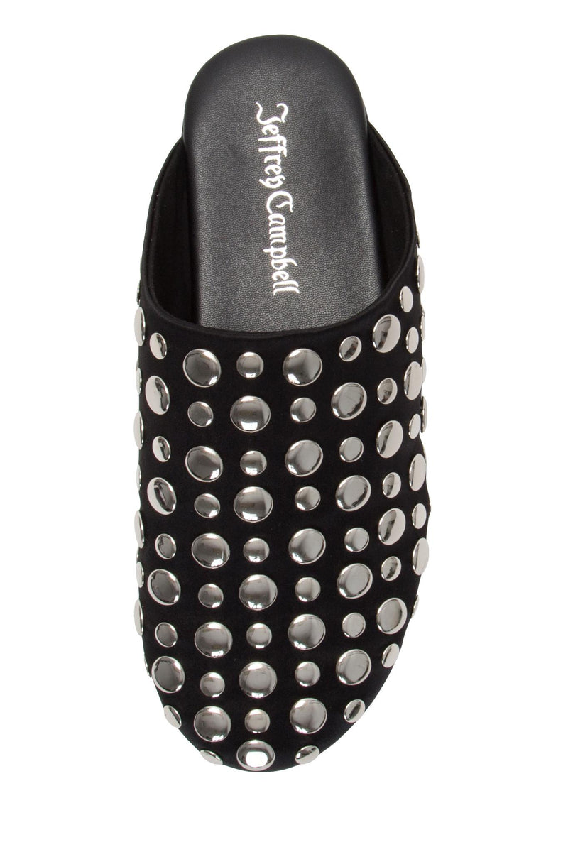 Jeffrey Campbell Women GUNTER_ST BLACK SATIN SILVER