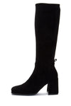 Jeffrey Campbell Women HOTLAVA_K2 BLACK SUEDE/STRETCH