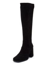 Jeffrey Campbell Women HOTLAVA_K2 BLACK SUEDE/STRETCH