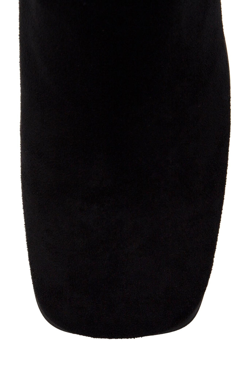 Jeffrey Campbell Women HOTLAVA_K2 BLACK SUEDE/STRETCH