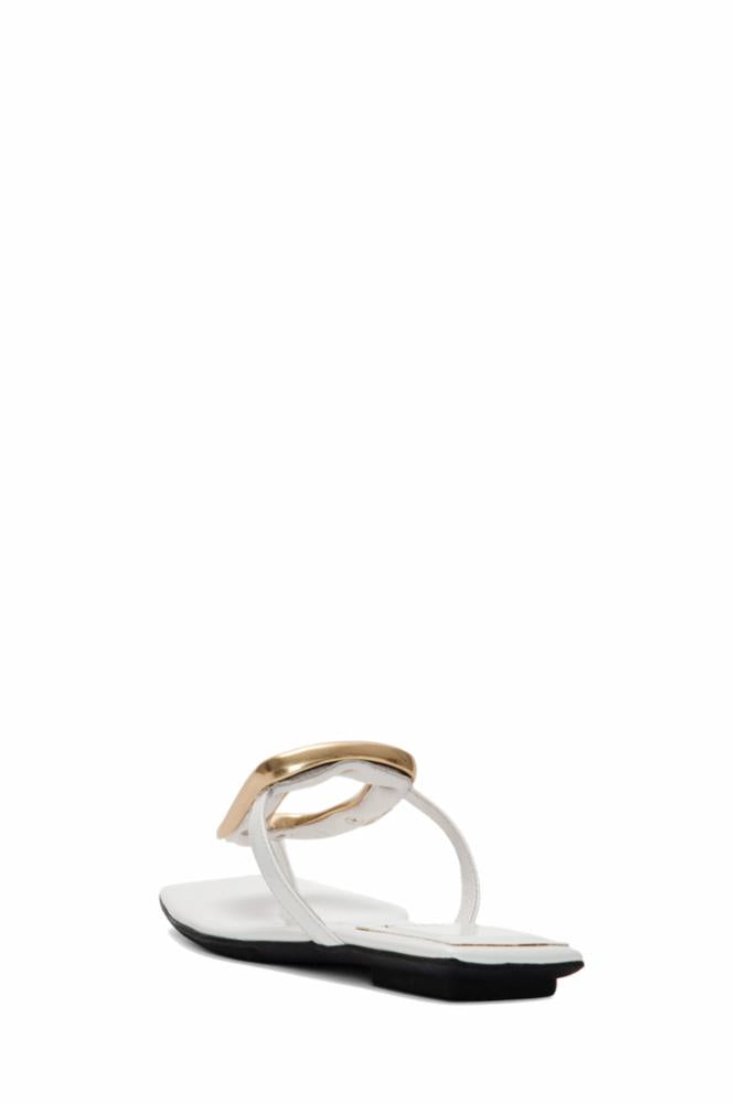 Jeffrey Campbell Women LINQUES_2 WHITE PATENT GOLD