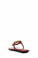 Jeffrey Campbell Women LINQUES_2 RED PATENT GOLD/SYNTHETIC