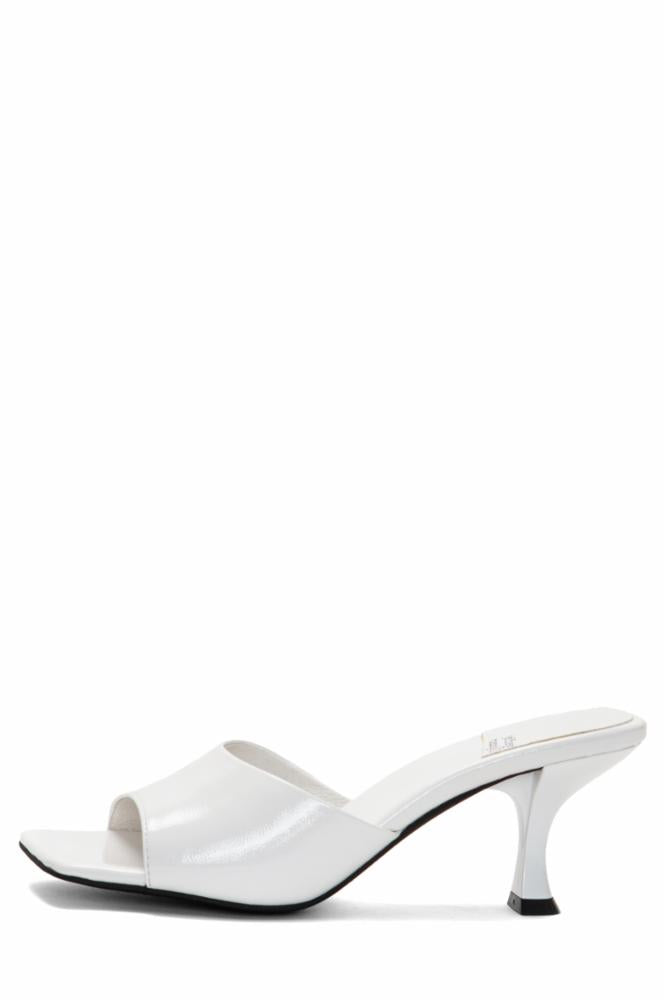 Jeffrey Campbell Women MR_BIG WHITE CRINKLE PATENT