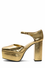 Jeffrey Campbell Women OVR_N_OUT GOLD/METALLIC