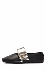 Jeffrey Campbell Women RIGID BLACK PU/SILVER ORNAMENT