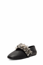 Jeffrey Campbell Women RIGID BLACK PU/SILVER ORNAMENT