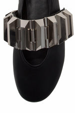 Jeffrey Campbell Women RIGID BLACK PU/SILVER ORNAMENT