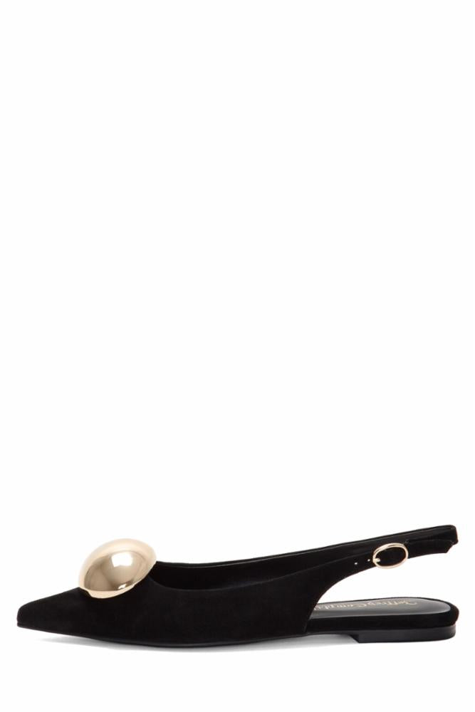 Jeffrey Campbell Women TACTFUL BLACK/SUEDE/GOLD