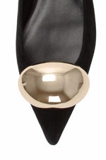 Jeffrey Campbell Women TACTFUL BLACK/SUEDE/GOLD