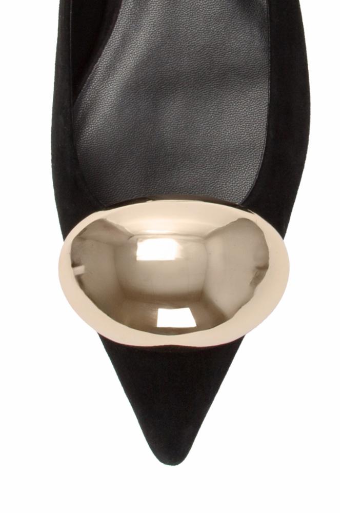 Jeffrey Campbell Women TACTFUL BLACK/SUEDE/GOLD
