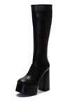 Jeffrey Campbell Women TIMEWARP BLACK/BLACK/POLISH STACK