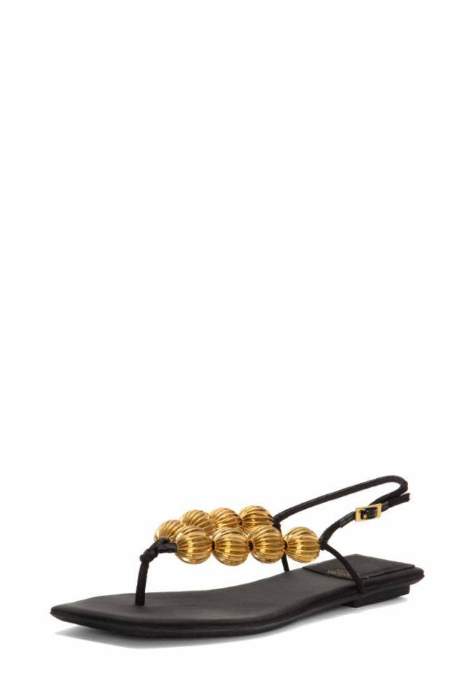 Jeffrey Campbell Women YUCATAN_2 BLACK SATIN GOLD