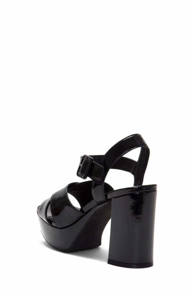 Jeffrey Campbell Women AMMA_NW BLACK CRINKLE PATENT