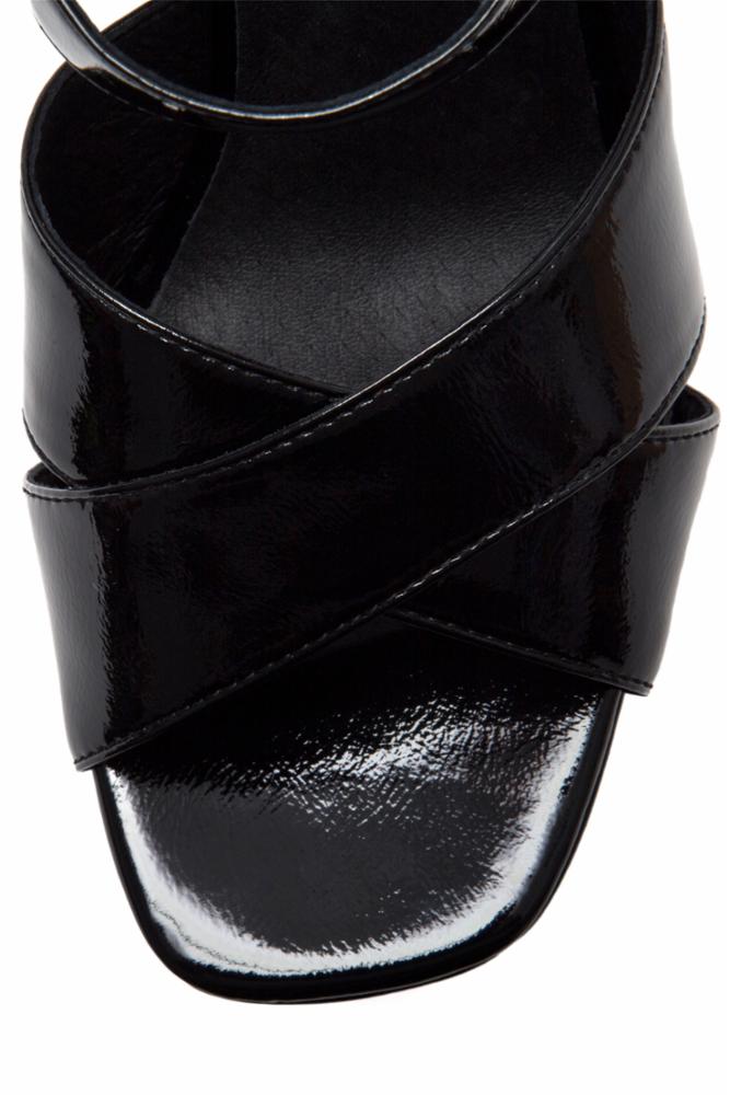 Jeffrey Campbell Women AMMA_NW BLACK CRINKLE PATENT