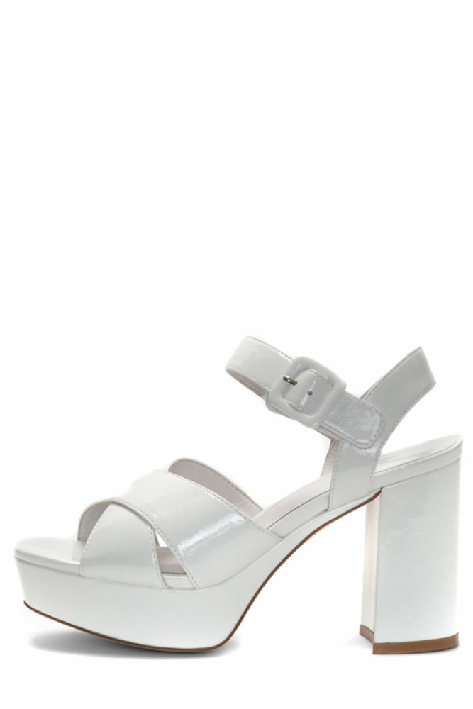 Jeffrey Campbell Women AMMA_NW WHITE CRINKLE PATENT