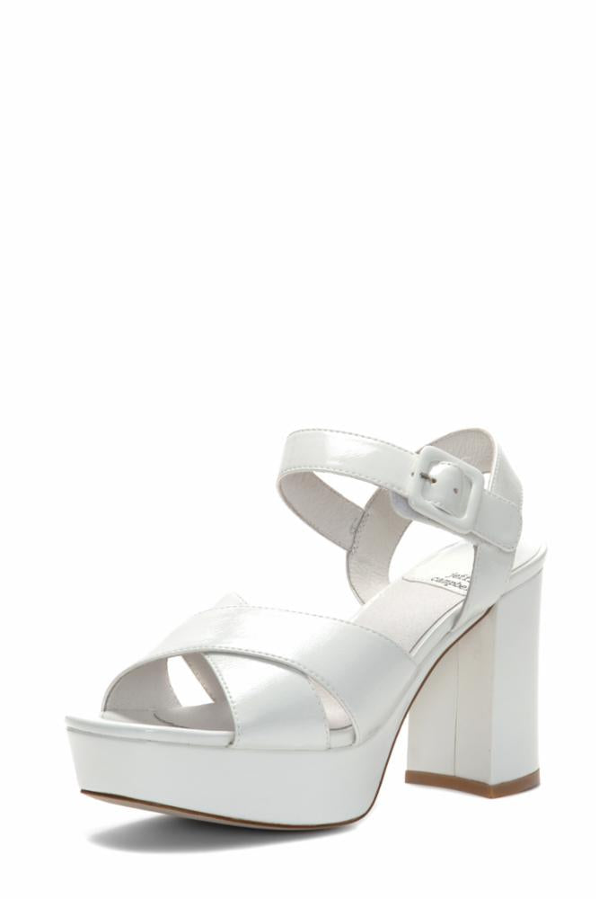 Jeffrey Campbell Women AMMA_NW WHITE CRINKLE PATENT