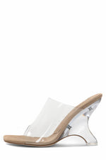 Jeffrey Campbell Women BARE NUDE/SUEDE CLEAR