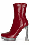 Jeffrey Campbell Women BEL_AIR_CL RED CRINKLE PATENT PU