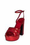 Jeffrey Campbell Women BOOGIE_DWN RED GLITTER COMBO