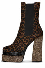 Jeffrey Campbell Women DANCE_Q_F TAN CHEETAH MTLI COW  LEA