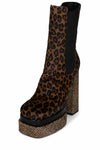 Jeffrey Campbell Women DANCE_Q_F TAN CHEETAH MTLI COW  LEA