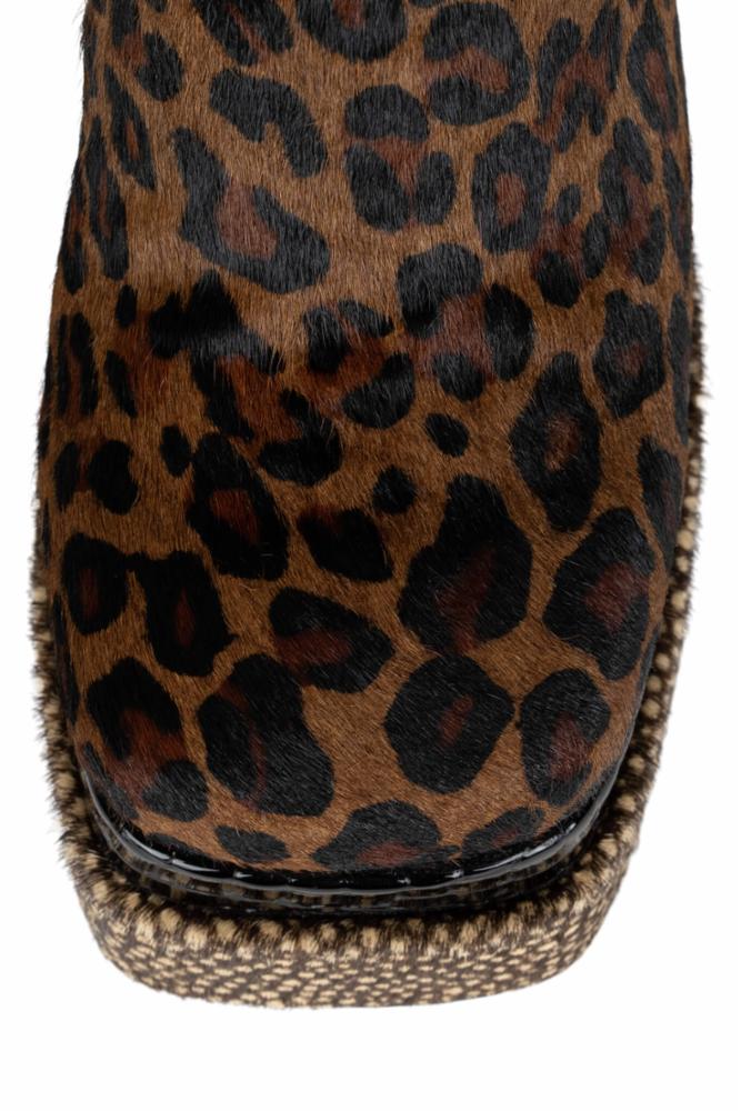 Jeffrey Campbell Women DANCE_Q_F TAN CHEETAH MTLI COW  LEA