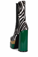 Jeffrey Campbell Women DANCE_Q_F ZEBRA GREEN MTLI COW  LEA