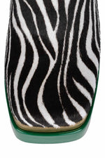 Jeffrey Campbell Women DANCE_Q_F ZEBRA GREEN MTLI COW  LEA