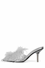 Jeffrey Campbell Women FAIRY_F WHITE CLEAR VINYL TPU/FEATHER