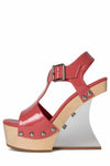 Jeffrey Campbell Women GALLERIA DARK PINK PATENT SILVER