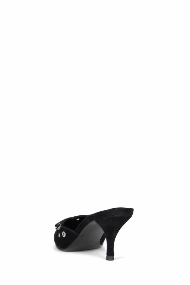 Jeffrey Campbell Women GRATIS BLACK SUEDE-SILVER /SUEDE