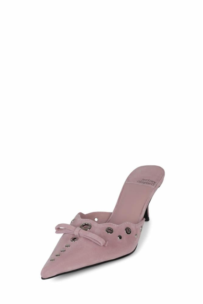 Jeffrey Campbell Women GRATIS BABY PINK SUEDE SILVER/SUEDE