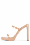 Jeffrey Campbell Women HUSTLER DUSTY NUDE  PATENT