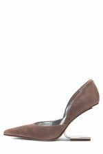 Jeffrey Campbell Women JULIETTE TAUPE SUEDE SILVER