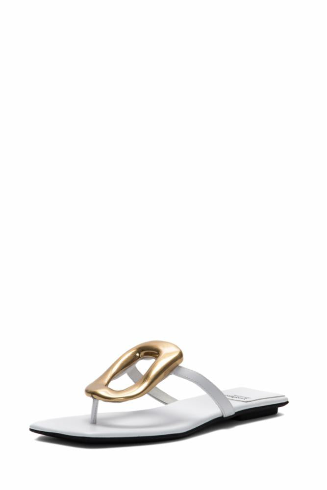 Jeffrey Campbell Women LINQUES_2 WHITE GOLD