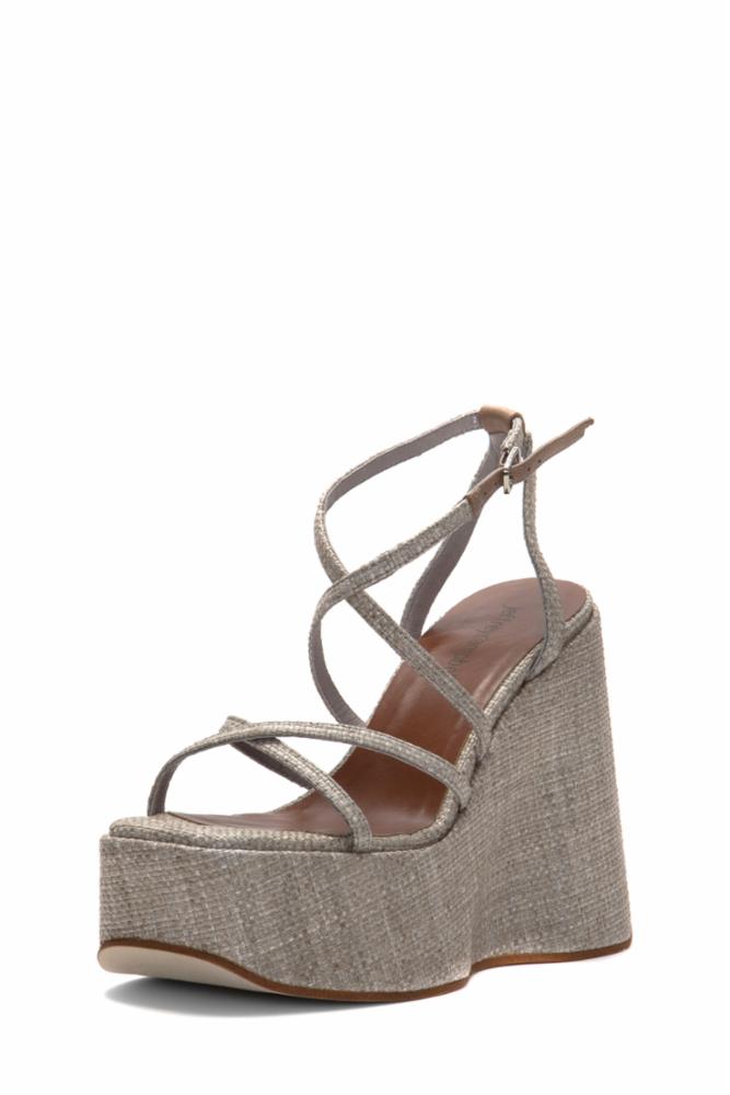 Jeffrey Campbell Women OLIANA BEIGE WOVEN