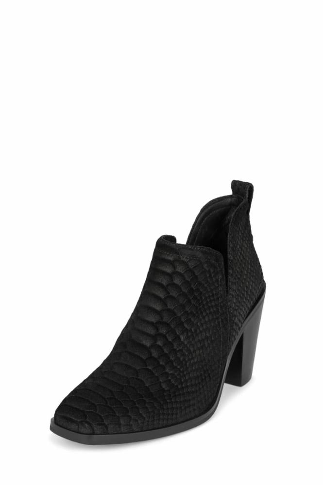 Jeffrey Campbell Women ROSEE BLACK/SUEDE SNAKE