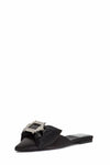 Jeffrey Campbell Women SIT_PRETTY BLACK SATIN SILVER