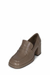 Jeffrey Campbell Women TAKE_NOTES TAUPE COW LEA
