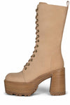 Jeffrey Campbell Women THEBAND_LU NATURAL TAN POLISH STACK