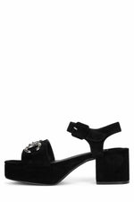 Jeffrey Campbell Women TIMELESS BLACK SUEDE SILVER