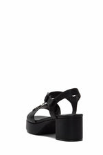 Jeffrey Campbell Women TIMELESS BLACK-SILVER/LEATHER