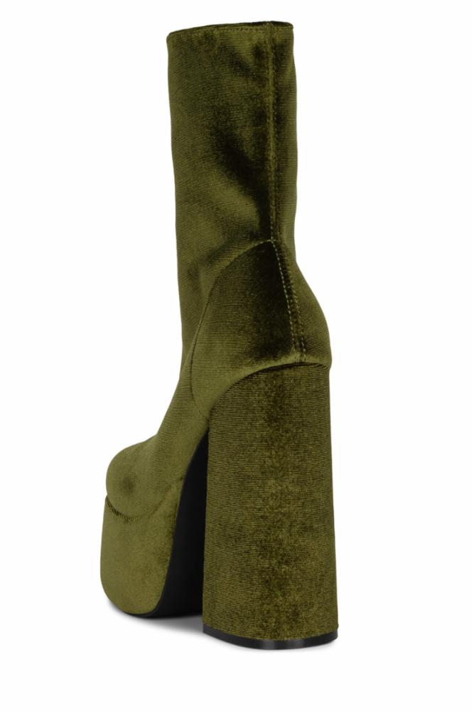 Jeffrey Campbell Women WIDOW_SM OLIVE VELVET